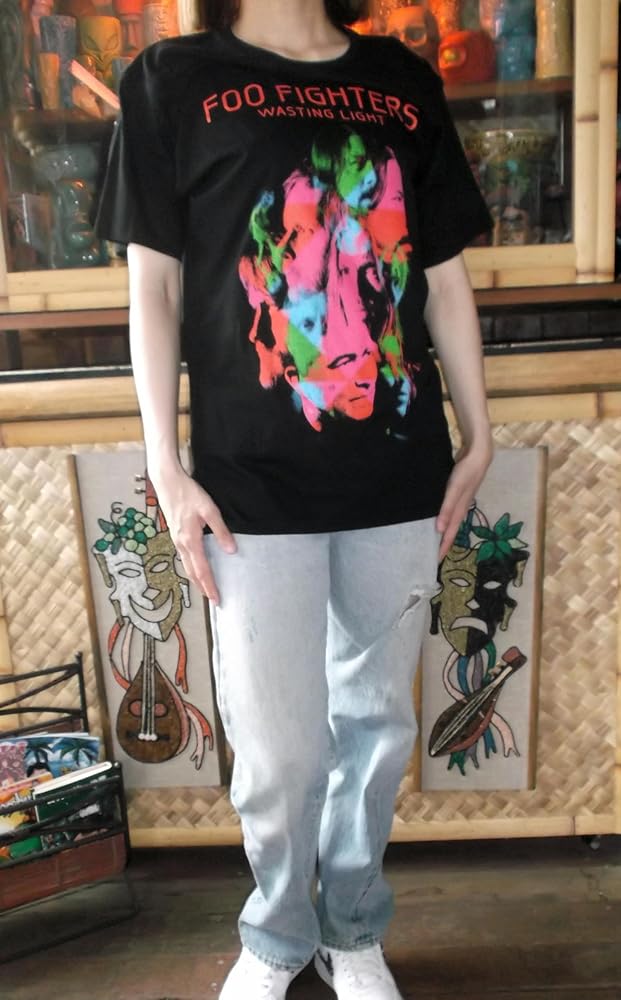 Amazon | [マンブルズ] フー ファイターズ Tシャツ Foo Fighters